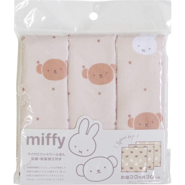 ギフト好適品 ミッフィーマイクロファイバーふきん ミッフィーとボリス 1711047