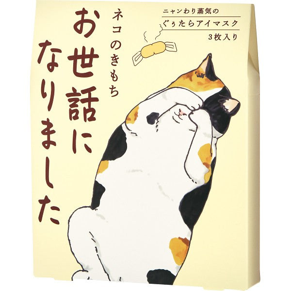 ギフト好適品 ホットアイマスク3枚 お世話になりました 20821003