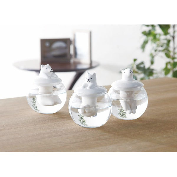 ギフト好適品 ドーム型加湿器 アニマル シロクマ SAN3011-3