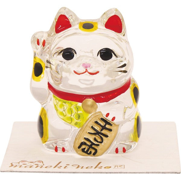 リュウコドウ クリスタル小判招き猫 49-588
