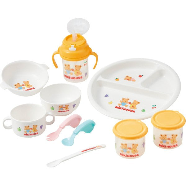 ギフト好適品 ミキハウス テーブルウェアセット 46-7155-688