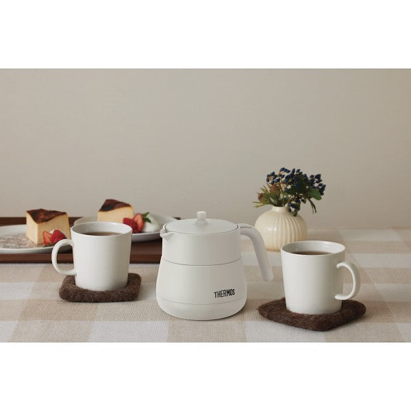 ギフト好適品 サーモス ティーポット(450ml) ライトグレー TTE-450LGY