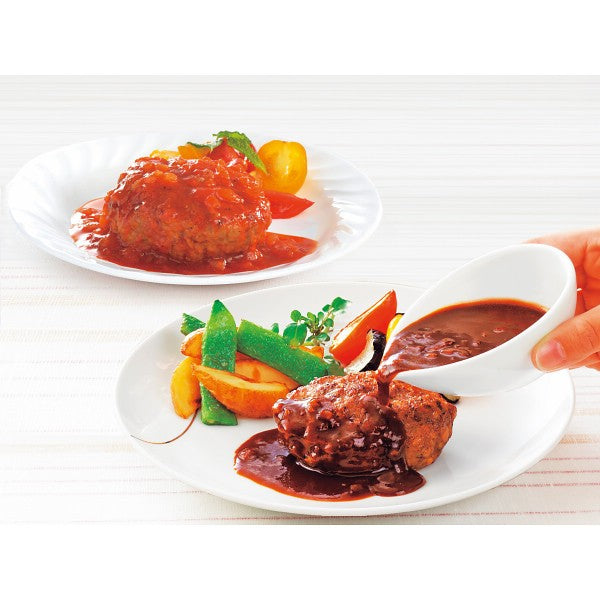 ギフト好適品 米久 お肉屋さんのハンバーグ 2種のソース8食セット RG-36N