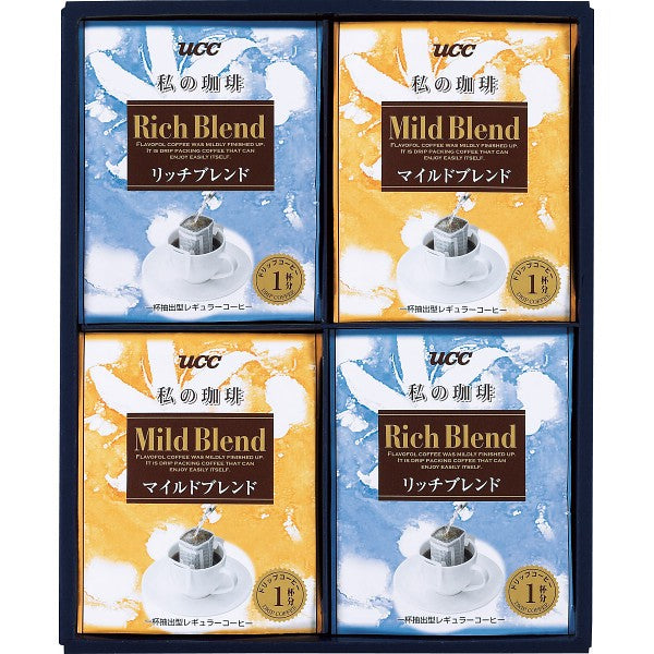 UCC 一杯抽出型レギュラーコーヒー「私の珈琲」ギフト(2種16個) SMD-20A