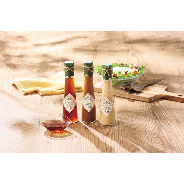 ギフト好適品 飛騨高山ファクトリー ~食菜味~ すこやかドレッシングギフト ID-3X