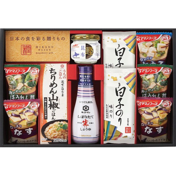 味香門和膳(みかどわぜん)アマノフーズ&キッコーマン和食詰合せ MKD-25N