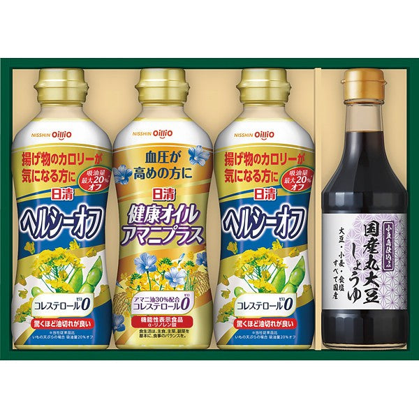 日清 バラエティオイル&丸大豆しょうゆギフト SOTー20A