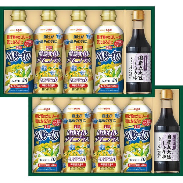 日清 バラエティオイル&丸大豆しょうゆギフト SOTー50WA