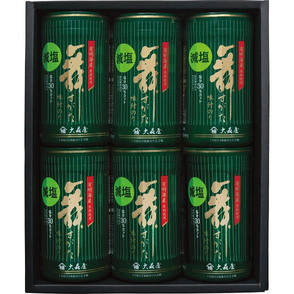 大森屋 減塩味付のり卓上詰合せ GAー30G