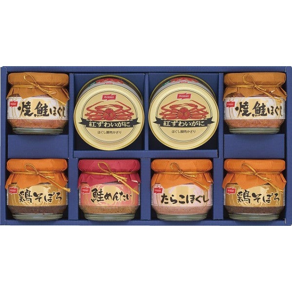 ニッスイ 紅ずわいがに缶詰・びん詰ギフトセット BK-50D