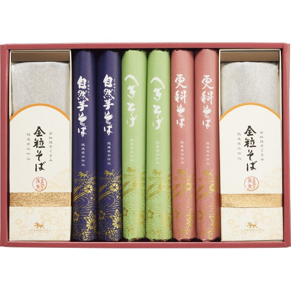 自然芋そば各種蕎麦食べ比べ KJ30E
