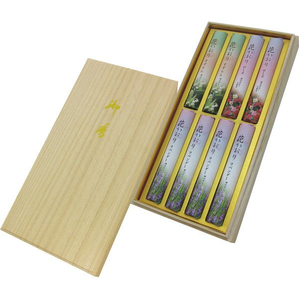 薫寿堂 花かおりアソート 短寸8入(桐箱入) 634