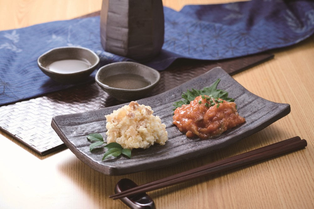 【北海道直送】 誉食品 函館製造 数の子チーズ・サーモンユッケセット 【全国送料込】(沖縄・離島除く)