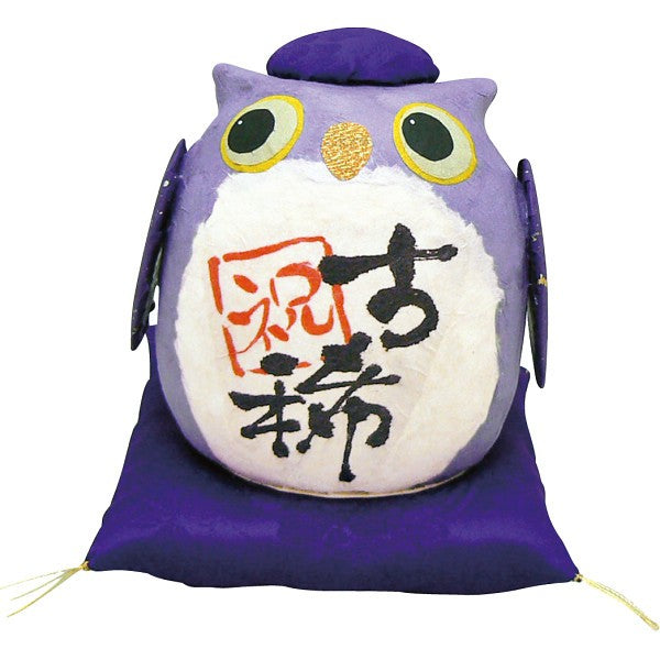 ちぎり和紙　長寿の祝いふくろう 古稀 006-482B