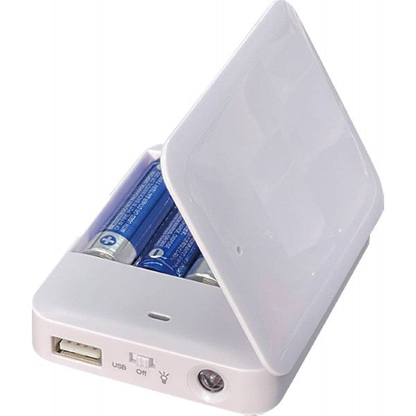 乾電池式モバイルバッテリー（ライト付） PL-198