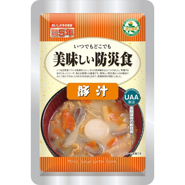 アルファフーズ　美味しい防災食　豚汁
