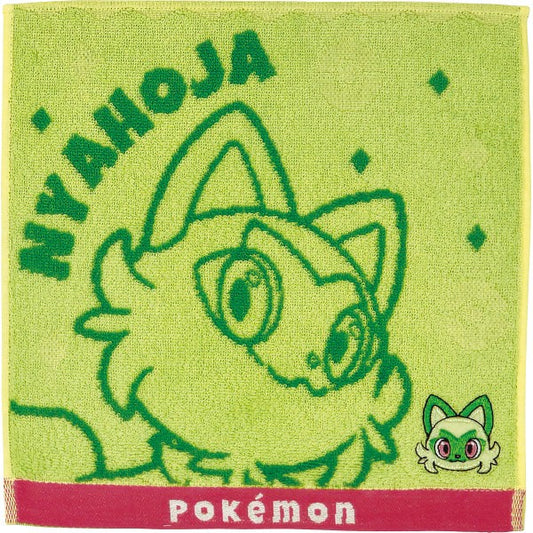 ポケモン　タオルハンカチ ニャオハ PO207300