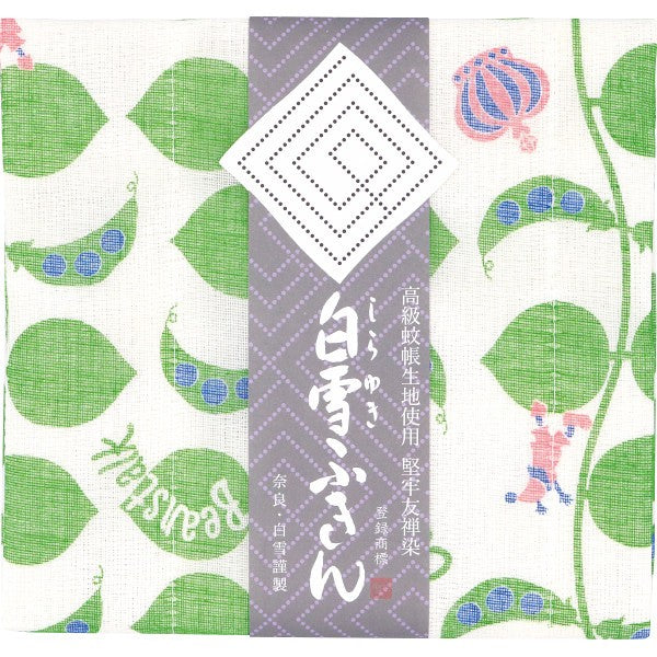 白雪友禅ふきん ジャックグリーン 2117