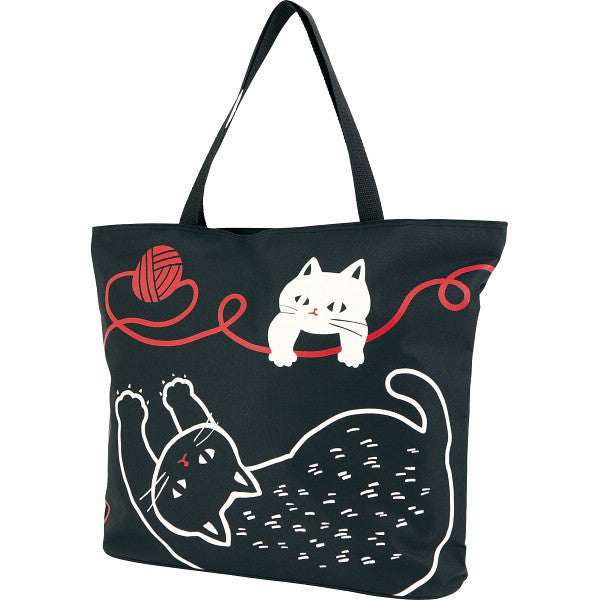 くろちく　和のマルチトートバッグ 猫と毛糸玉 21804710