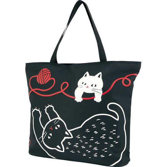 くろちく　和のマルチトートバッグ 猫と毛糸玉 21804710
