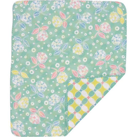くろちく　両面ガーゼハンカチ 紫陽花とみなわ 42412409