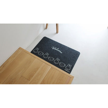 ギフト好適品 ミッフィー　屋内屋外兼用玄関マット ミッフィーとボリス 1745332