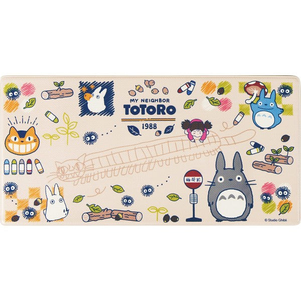 ギフト好適品 となりのトトロ　ロングマット（９０ｃｍ） おえかき ベージュ 606043