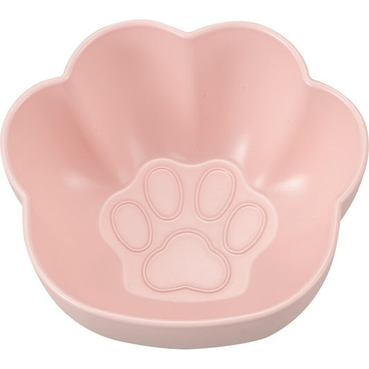 キャッテ　にくきゅう　抗菌ボウル ピンク 74766