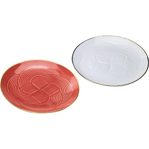ギフト好適品 小田陶器　結　組皿揃（木箱入） ODA03-5005B