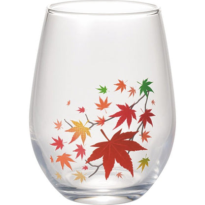 ギフト好適品 冷感　フリーグラス 紅葉 J0752-048-03