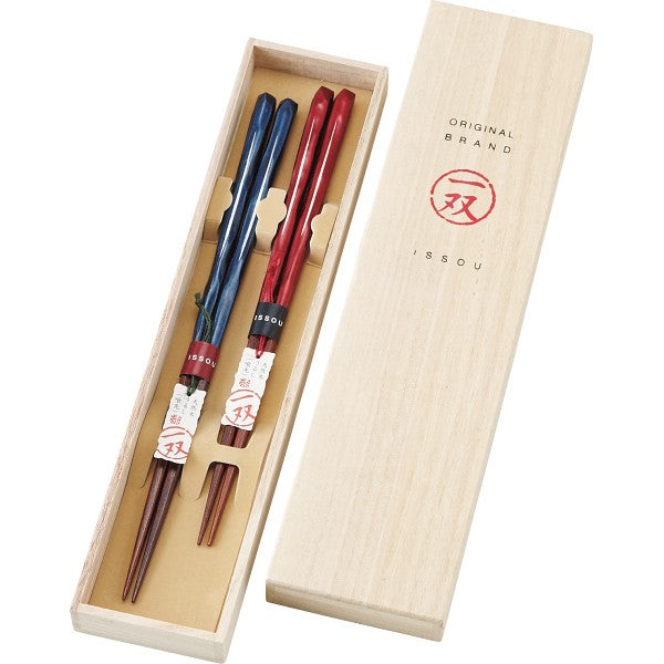 若狭塗　箸２膳　田園 26648