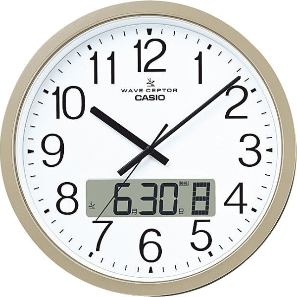 カシオ　電波掛時計 IC-4100J-9JF