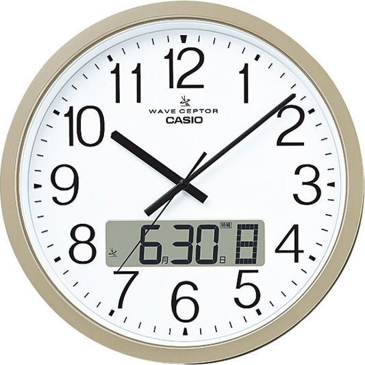 カシオ　電波掛時計 IC-4100J-9JF