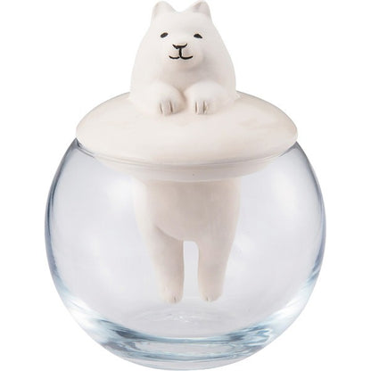 ギフト好適品 ドーム型加湿器　アニマル サモエド SAN3252-3