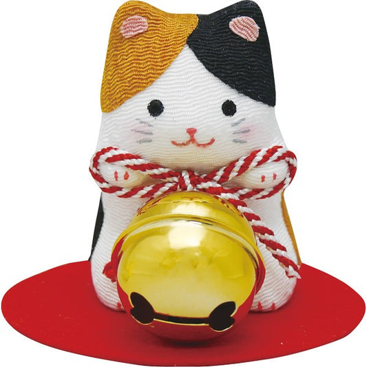 リュウコドウ　福かかえ鈴 猫 40-935A