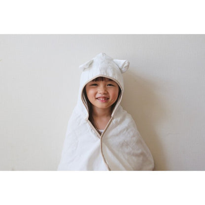 ギフト好適品 ｓａｍｐｏ－さんぽ－　オーガニックバスポンチョ ねこ 42031