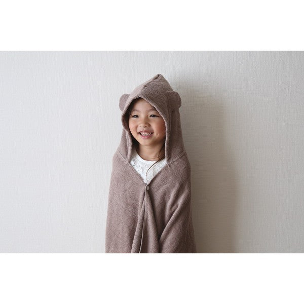 ギフト好適品 ｓａｍｐｏ－さんぽ－　オーガニックバスポンチョ くま 42040