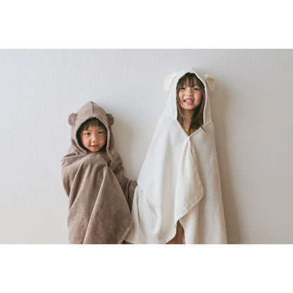 ギフト好適品 ｓａｍｐｏ－さんぽ－　オーガニックバスポンチョ くま 42040