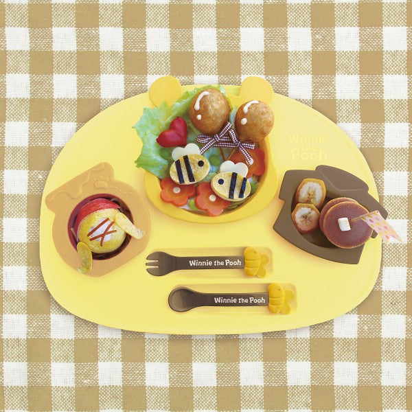 ギフト好適品 アイコンランチプレート くまのプーさん×イエロー 307108