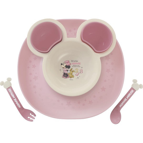 ギフト好適品 食べこぼしキャッチプレート ミニー×ピンク 306439
