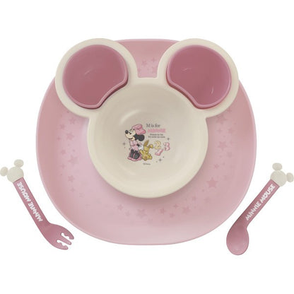 ギフト好適品 食べこぼしキャッチプレート ミニー×ピンク 306439