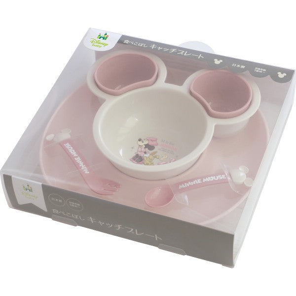 ギフト好適品 食べこぼしキャッチプレート ミニー×ピンク 306439
