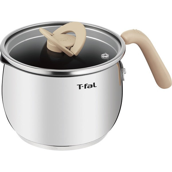 ギフト好適品 ティファール　オプティスペース　ＩＨステンレスマルチポット（１６ｃｍ） ラテ G75183