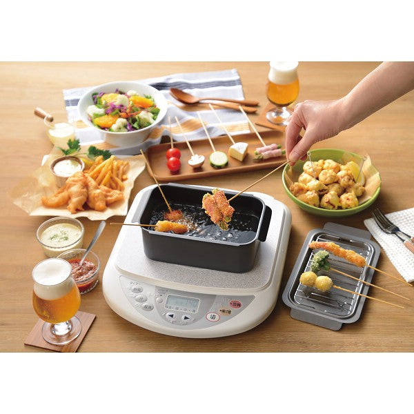 ギフト好適品 ポコフリット　角型揚げ鍋（アミ付） RB-2700