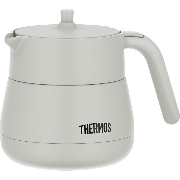 ギフト好適品 サーモス　ティーポット（４５０ｍｌ） ライトグレー TTE-450LGY