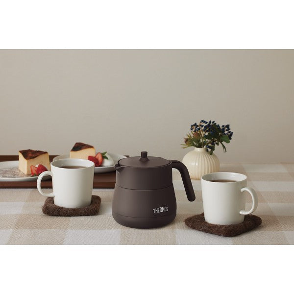 ギフト好適品 サーモス　ティーポット（４５０ｍｌ） ブラウン TTE-450BW