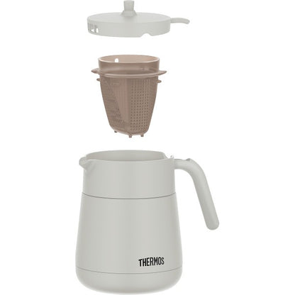 ギフト好適品 サーモス　ティーポット（７００ｍｌ） ライトグレー TTE-700LGY