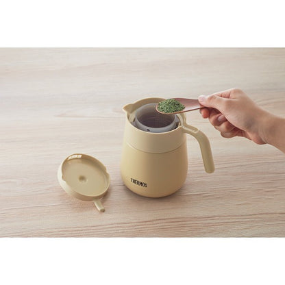 ギフト好適品 サーモス　ティーポット（７００ｍｌ） ベージュ TTE-700BE