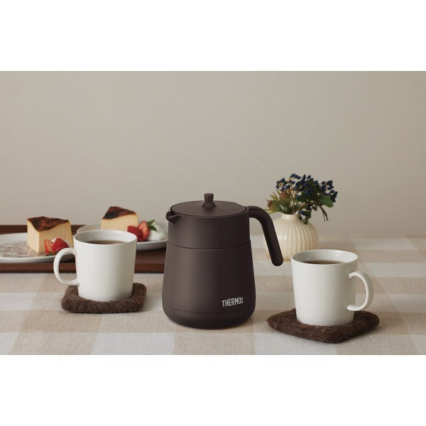 ギフト好適品 サーモス　ティーポット（７００ｍｌ） ブラウン TTE-700BW