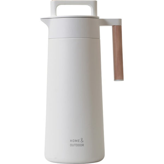 外でも使える全真空テーブルポット（１．１ｌ） ホワイト HC-12